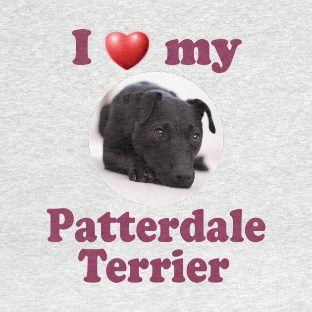 I Love My Patterdale Terrier by Naves